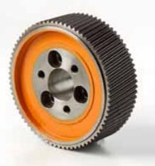 Feed Rollers: FEED ROLLER Steel 140-50-35-10 Leadermac