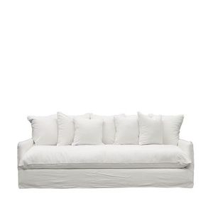 Bahama Slipcover couch- 3 seater- White