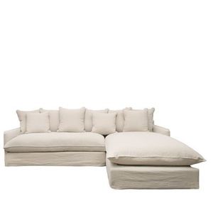 Bahama Slipcover couch- Chaise- Oatmeal