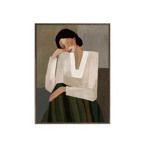 Art Sanctuary Interiors: Rue Hand Painted Canvas NZ Neutral Framed Wall Art