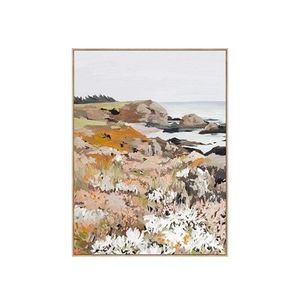 Sera Framed Canvas NZ Neutral Textured Wall Art
