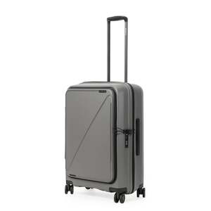 NZTourist Primo Dual Open 66cm Suitcase - Grey