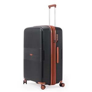NZTourist Terra Luxe 76cm Suitcase - Black