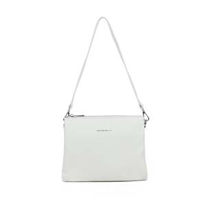Leather: Kendra Leather Crossbody Bag - White