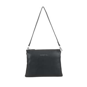Kendra Leather Crossbody Bag - Black