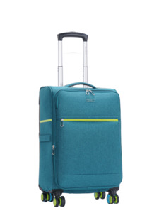 Fabric Suitcases: San Michelle Denim Voyager 55cm Suitcase