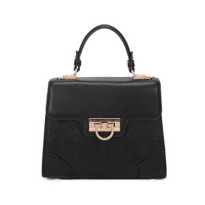Anne Top Handle Bag - Black