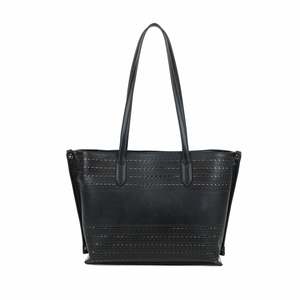 Therese Shopper Tote Bag - Black