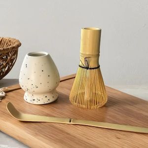 Organic Ceremonial Grade Matcha: Matcha Ceremony Set