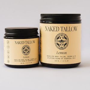 Naked Tallow Skincare: Naked Tallow Cream - Lemon Citrus