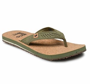 All Sustainable Shoes: Nosara Womens Flip Flops Burnt Olive