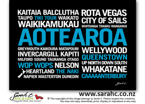 Products: Word art or bus blind art by Sarah C Design - indoor art