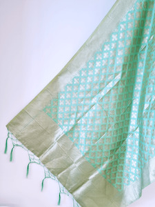 Accessories: JACQUARD FLORAL DUPATTA