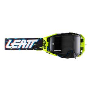 Apparel: Leatt 6.5 Velocity Goggle - Lime / Light Grey 58%