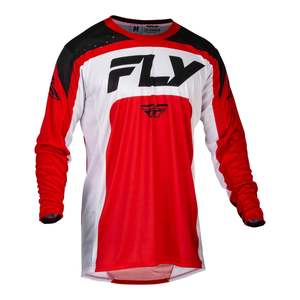 Fly Racing: FLY Racing Lite Jersey - Red / White / Black