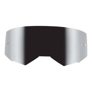 Fly Racing: FLY GOGGLE SINGLE LENS SILV MIR/SMK w/POST