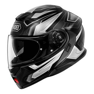 Road Helmets: Shoei Neotec 3 Helmet Anthem TC-5 - Black / Silver