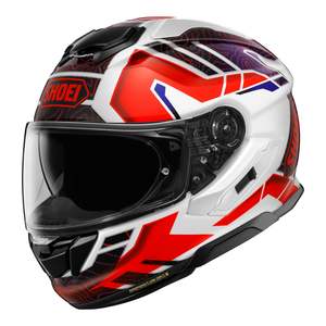 Road Helmets: Shoei GT-Air 3 Hike TC10 - Red / White / Blue