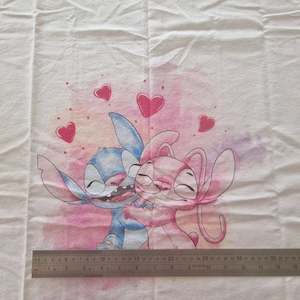 L&S Stitchangel in love panel FatHalf - Flannel