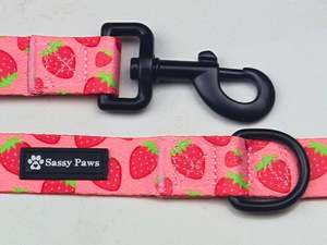 Leads: Dog Lead - Strawberry Field