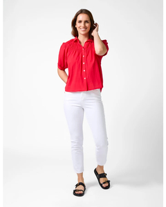 Stella + Gemma Mimi Blouse - Flame - Sassy Sadie