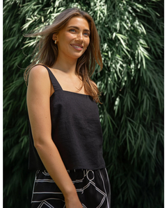 Stella + Gemma Black Leonie Top - Sassy Sadie