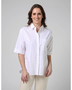 Stella + Gemma White Mischa Shirt - Sassy Sadie
