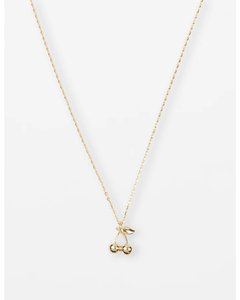 Products: Stella + Gemma Necklace Cherries - Gold - Sassy Sadie