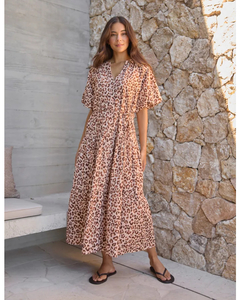 Stella + Gemma Camille Dress Femme Leopard Sassy Sadie