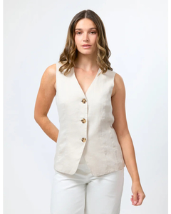 Stella + Gemma Sally Vest Natural Sassy Sadie