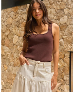 Stella + Gemma Cosmo Tank Chocolate Sassy Sadie