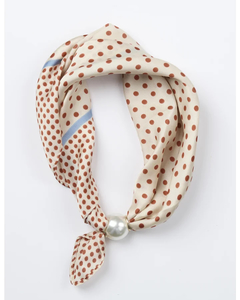 Stella + Gemma Scarf Pearl Red Spot Sassy Sadie