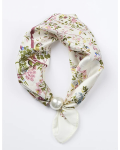 Stella + Gemma Scarf Pearl Floral Sassy Sadie