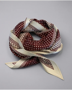Products: Stella + Gemma Scarf Triangle Black Dots Sassy Sadie