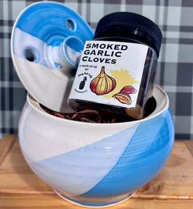 CERAMIC GARLIC POT