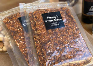SASSY'S SPICY SESAME CRACKERS