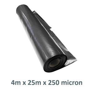 (4m x 25m) Builders Plastic Polythene Roll