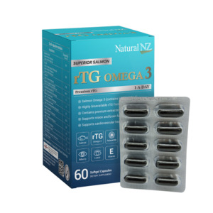 내추럴엔젯 수퍼리얼 연어 알티지 rTG 오메가3 + 루테인 60 소�&hellip;