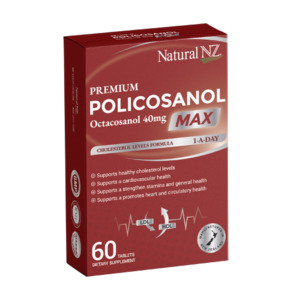 내추럴엔젯 폴리코사놀 맥스 66.8mg (옥타코사놀 40mg) 60정 - (2개월분)