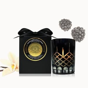 Gift Boxes For Her: Surmanti Black Raspberry & Vanilla Crystal Series Coconut Wax Candle 150g