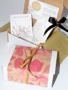 Gift Boxes For Her: Sterling Silver Twisted Circle Necklace Gift Box