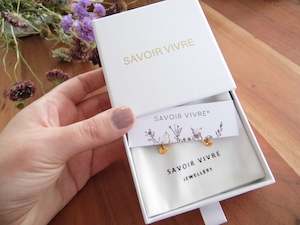 Jewellery: Sterling Silver Round Gold Hoop Earrings