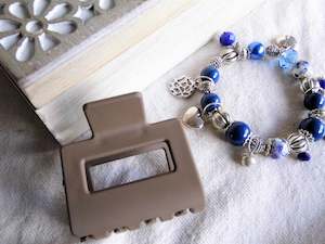 Hair Accessories: Brown Matte Hair Claw - Small