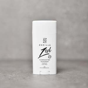 Mens Gift Range: Zorilla Zed Men's Aluminium Free Deodorant Grapefruit & Guaiac Wood