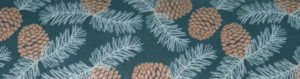 All: Pine Cones Sash