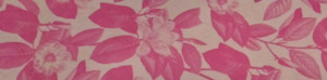 All: Pink Floral Sash (Kraft)