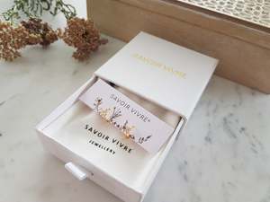 Jewellery: Gold Plated Sterling Silver Parisian Hoop Earrings