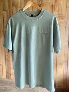 Sawmill Heavy tee | Faded Eucalyptus