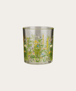 Kitchenware: Summer Field Drinking Glass – Floral Design