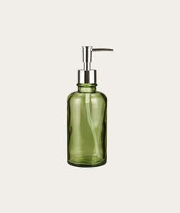 Kitchenware: Soap Dispenser Green Glass